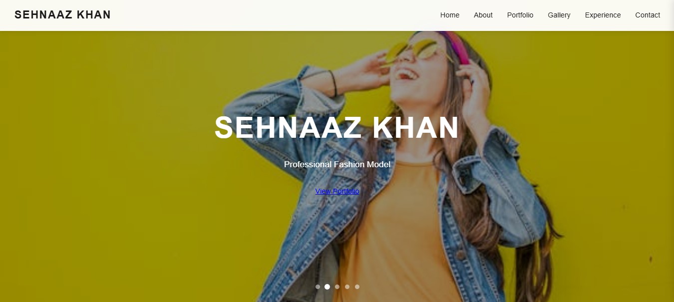 ModelShowcase – Personal Portfolio for Models